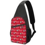 Olympique Lyonnais Crossbody Backpack Leichte Umhängetaschen Sling-Rucksack