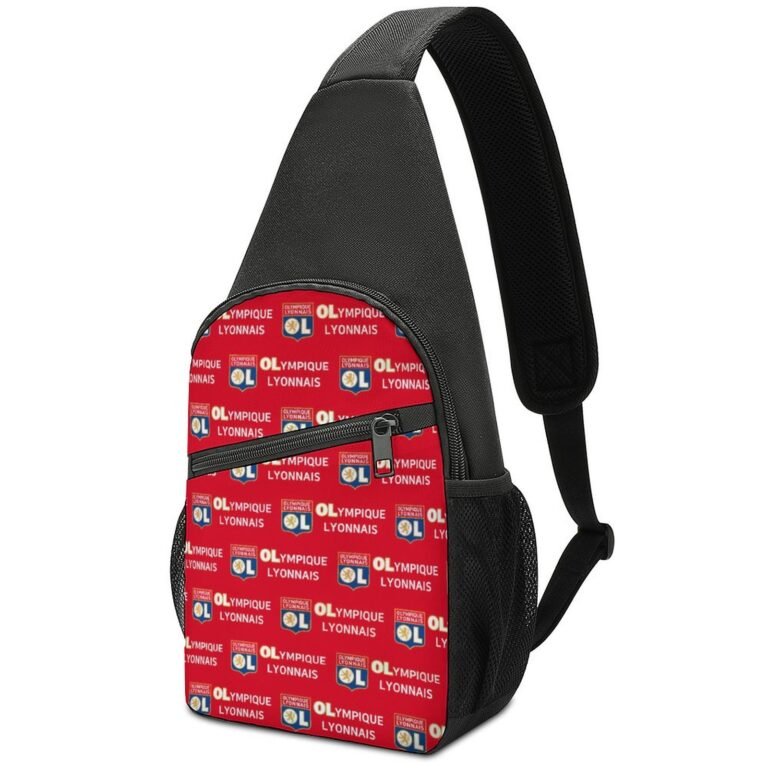 Olympique Lyonnais Crossbody Backpack Leichte Umhängetaschen Sling-Rucksack
