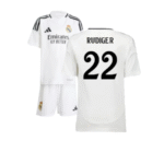 Real Madrid Antonio Rüdiger 22 Heimtrikot Kinder 2024-2025