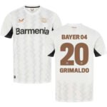 Bayer Leverkusen Alejandro Grimaldo 20 Away Trikot 2024-2025