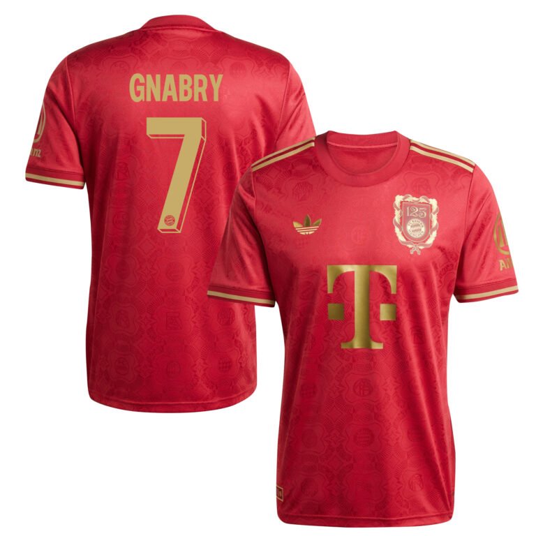 FC Bayern München 125 Jahre Serge Gnabry 7 Jubiläumstrikot 2024-2025
