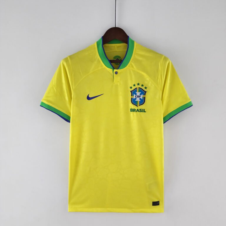 Brasilien Heimtrikot Kinder Minikit WM 2022 ( Aufdruck Dein Name )