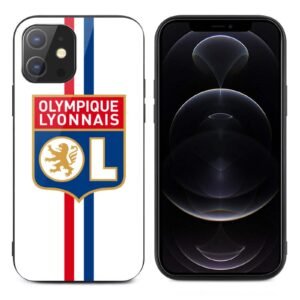 Olympique Lyonnais Stoßfest Glaskasten Handyhüllen & Cover Für IPhone 12