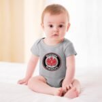 Eintracht Frankfurt Baby Bodysuit Strampler Schlafanzug Mit Kurzen Ärmeln