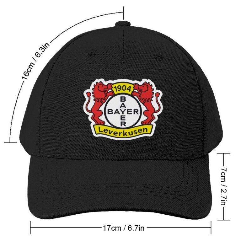 Unisex Bayer Leverkusen Baseball Cap Verstellbar Reine Farbe Baseballkappe Mütze