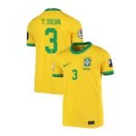 Brasilien Thiago Silva 3 Home Trikot 2020-2021
