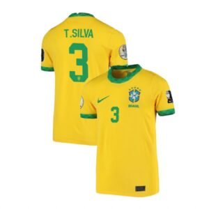 Brasilien Thiago Silva 3 Home Trikot 2020-2021