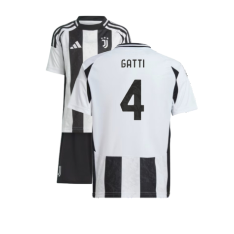 Juventus Federico Gatti 4 Heimtrikot Kinder Minikit 2024-2025