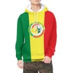Senegal Kapuzenpulli Mit Fleece Für Männer Und Frauen