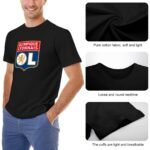 Olympique Lyonnais Core Stretch Slim Cneck Gildan Tee T-Shirt Herren