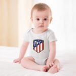 Atletico Madrid Baby Bodysuit Strampler Schlafanzug Mit Kurzen Ärmeln