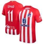 Atletico Madrid Thomas Lemar 11 Home Trikot 2023-2024 (Mit Riyadh Sponsors)