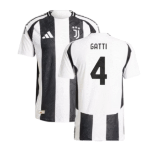 Juventus Federico Gatti 4 Home Trikot 2024-2025
