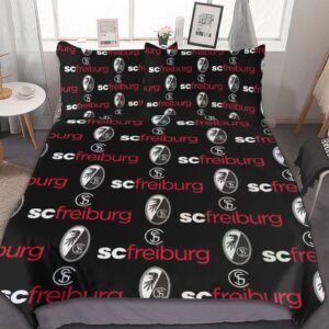 SC Freiburg Bettwäscheset 3 Stück Kinder Erwachsene Steppdeckenbezug Steppdeckenbezug Multi Size Laken Set