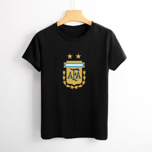 Argentinien Damen Kurzarm Rundhals T-Shirt Casual Sommer Tops