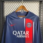 Paris Saint-Germain Home Langarm Trikot 2023-2024 - Blau