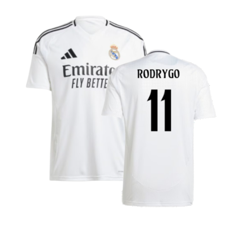 Real Madrid Rodrygo 11 Home Trikot 2024-2025