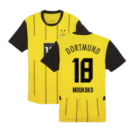 Borussia Dortmund Youssoufa Moukoko 18 Home Trikot 2024-2025
