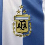 Argentinien Home Trikot WM 2022 Meister Mit Patch ( Aufdruck Dein Name )