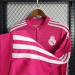 Real Madrid Retro Langarm Away Trikot 2014-2015 - Rosa