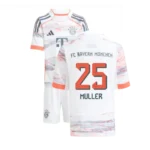 Bayern München Thomas Müller 25 Auswärtstrikot Kinder 2025-2026