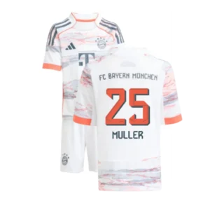 Bayern München Thomas Müller 25 Auswärtstrikot Kinder 2025-2026