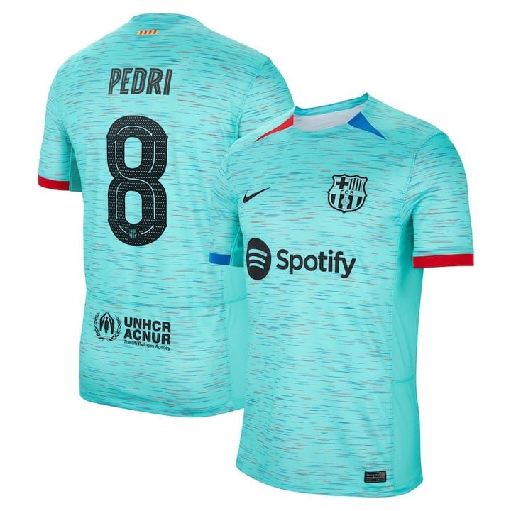 FC Barcelona Pedri 8 Third Trikot 2023-2024