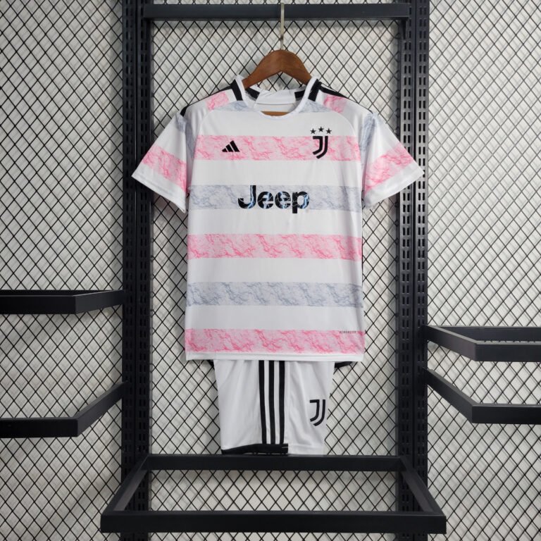 Juventus Auswärtstrikot Kinder Minikit 2023-2024