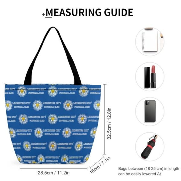 Leicester City Frauen Tragetasche Oxford-Stoff Einkaufsbeutel Tote Bag