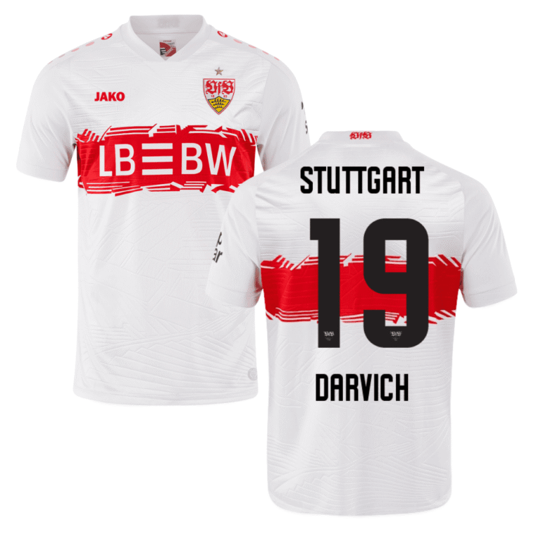 VfB Stuttgart Noah Darvich 19 Home Trikot 2025-2026