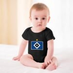Hamburger SV Baby Bodysuit Strampler Schlafanzug Mit Kurzen Ärmeln