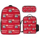 Olympique Lyonnais Student Schulranzen Lunchbag Stifttasche Kombination