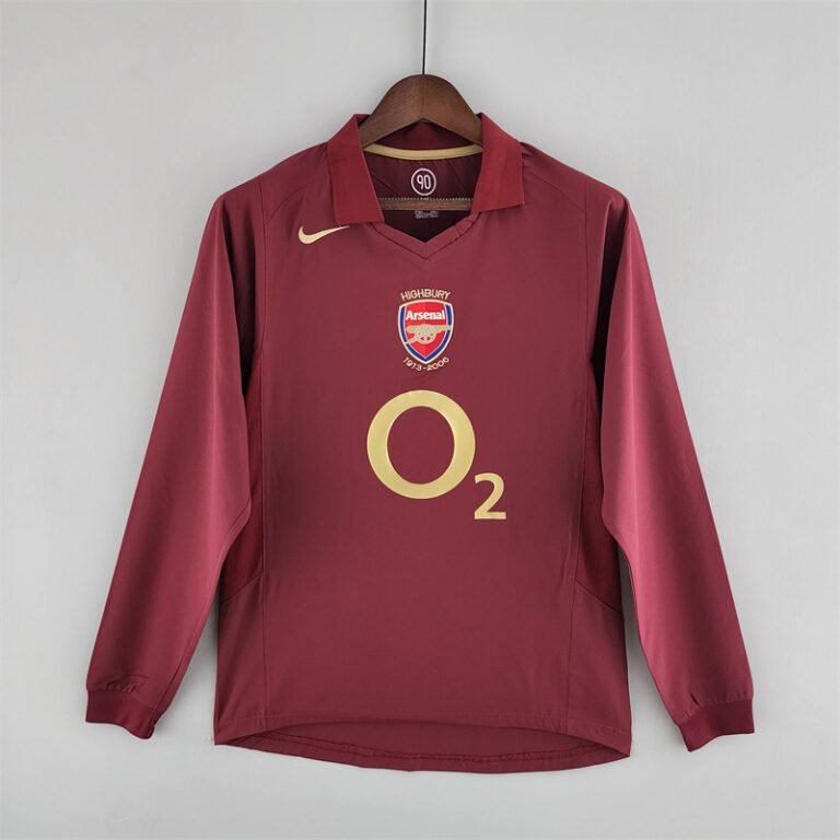 Arsenal Langarm Retro Home Trikot 2005-2006