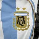 Argentinien Retro Langarm Home Trikot WM 2006