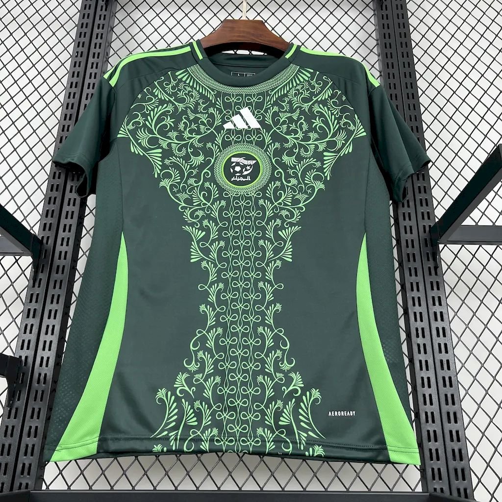 Algerien Away Trikot 2024-2025 - Grün Algerien Away Trikot 2024-2025 - Grün