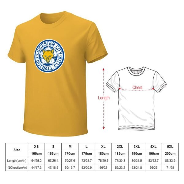 Leicester City Core Stretch Slim Cneck Gildan Tee T-Shirt Herren