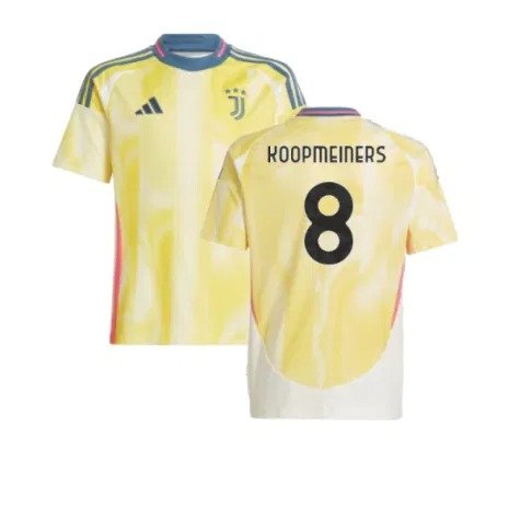 Juventus Teun Koopmeiners 8 Auswärtstrikot Kinder 2024-2025