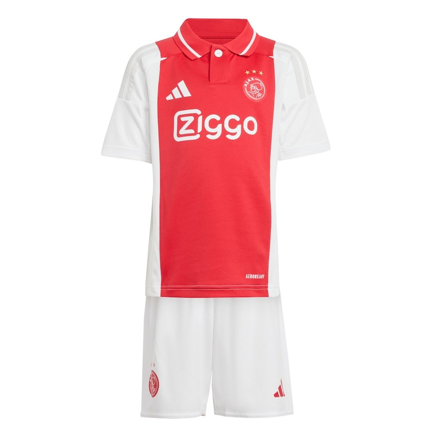 Ajax Heimtrikot Kinder Mini Kit 2024-2025 Ajax Heimtrikot Kinder Mini Kit 2024-2025