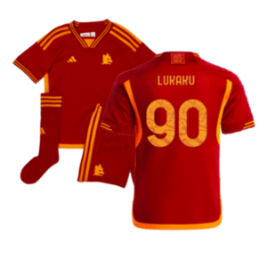 AS Rom Romelu Lukaku 90 Heimtrikot Kinder Mini Kit 2023-2024