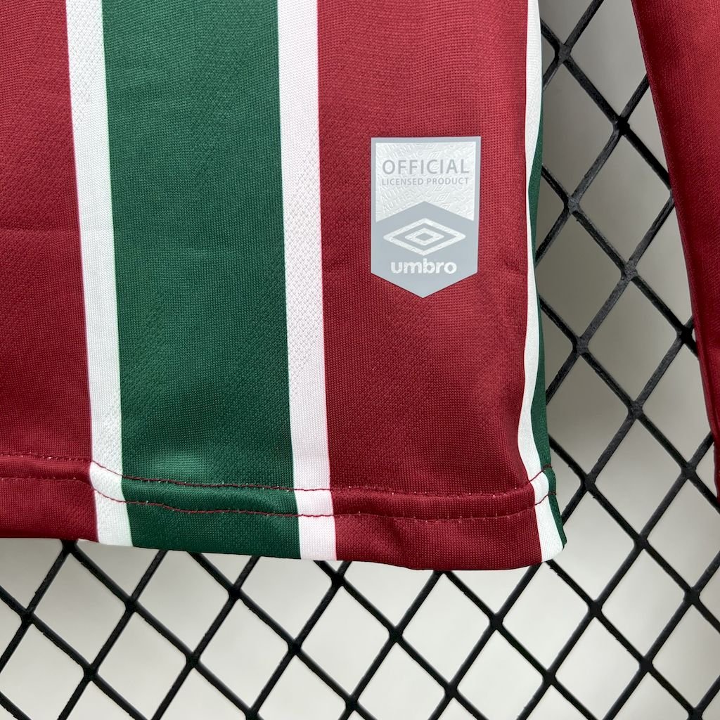 Fluminense Langarm Home Trikot 2025-2026 Fluminense Langarm Home Trikot 2025-2026