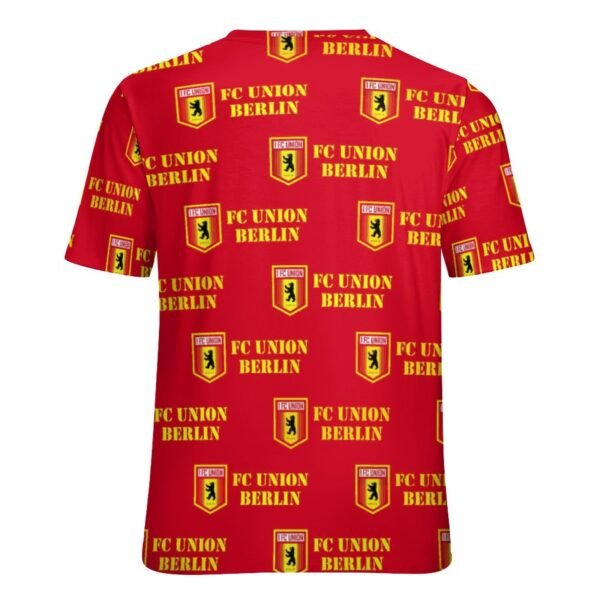 FC Union Berlin Unisex 3D Vollständig Druck Kurzarm T-Shirts Beiläufige Tee Tops