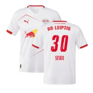RB Leipzig Benjamin Šeško 30 Home Trikot 2025-2026