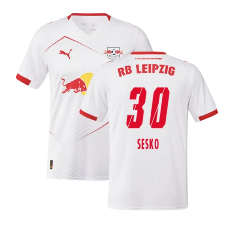 RB Leipzig Benjamin Šeško 30 Home Trikot 2025-2026