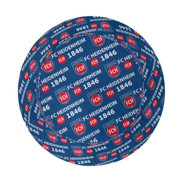 FC Heidenheim Karomuster Sommer Sonnenhut Reversible Bucket Hat