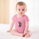 Juventus FC Baby Bodysuit Strampler Schlafanzug Mit Kurzen Ärmeln