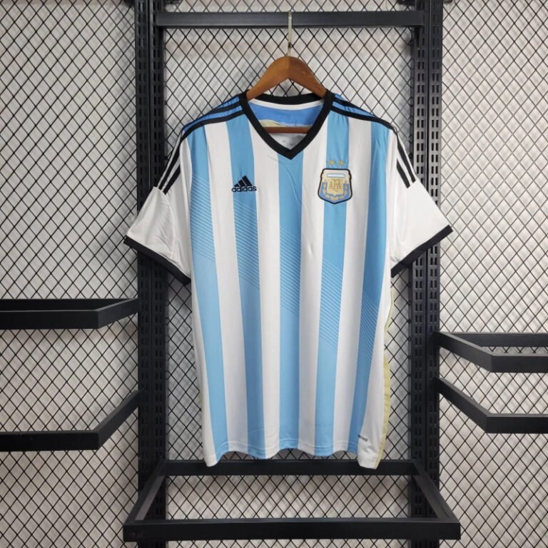 Argentinien Home Retro Trikot WM 2014