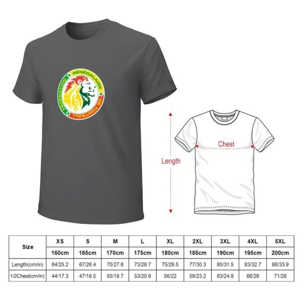 Senegal Stretch Slim Cneck Gildan Tee T-Shirt Herren