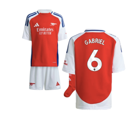 Arsenal Gabriel Magalhaes 6 Heimtrikot Kinder Minikit 2024-2025