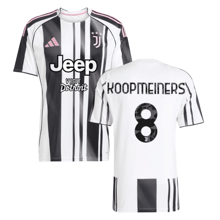 Juventus Teun Koopmeiners 8 Home Trikot 2025-2026