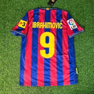 FC Barcelona Zlatan Ibrahimović 9 Home Retro Trikot 2009-2010